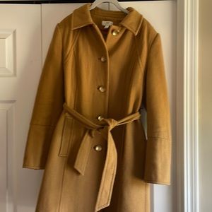 Ann Taylor camel colored wool coat